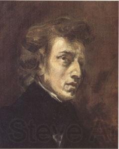 Eugene Delacroix Frederic Chopin (mk05) France oil painting art